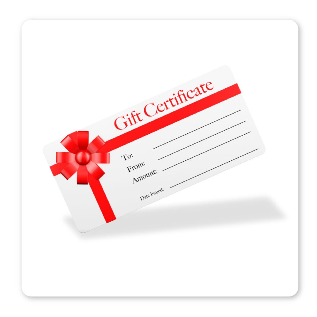 Printed Gift Vouchers