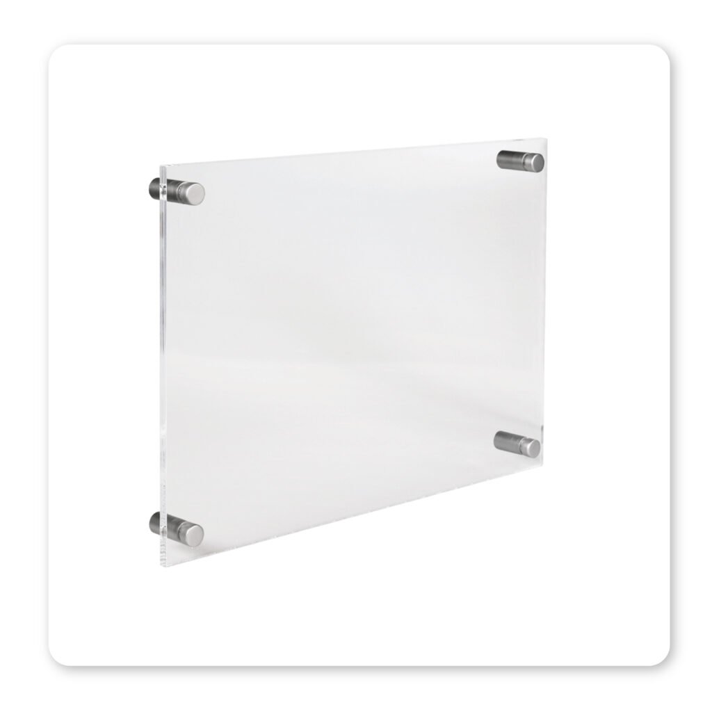 Acrylic Standoff Plaque
