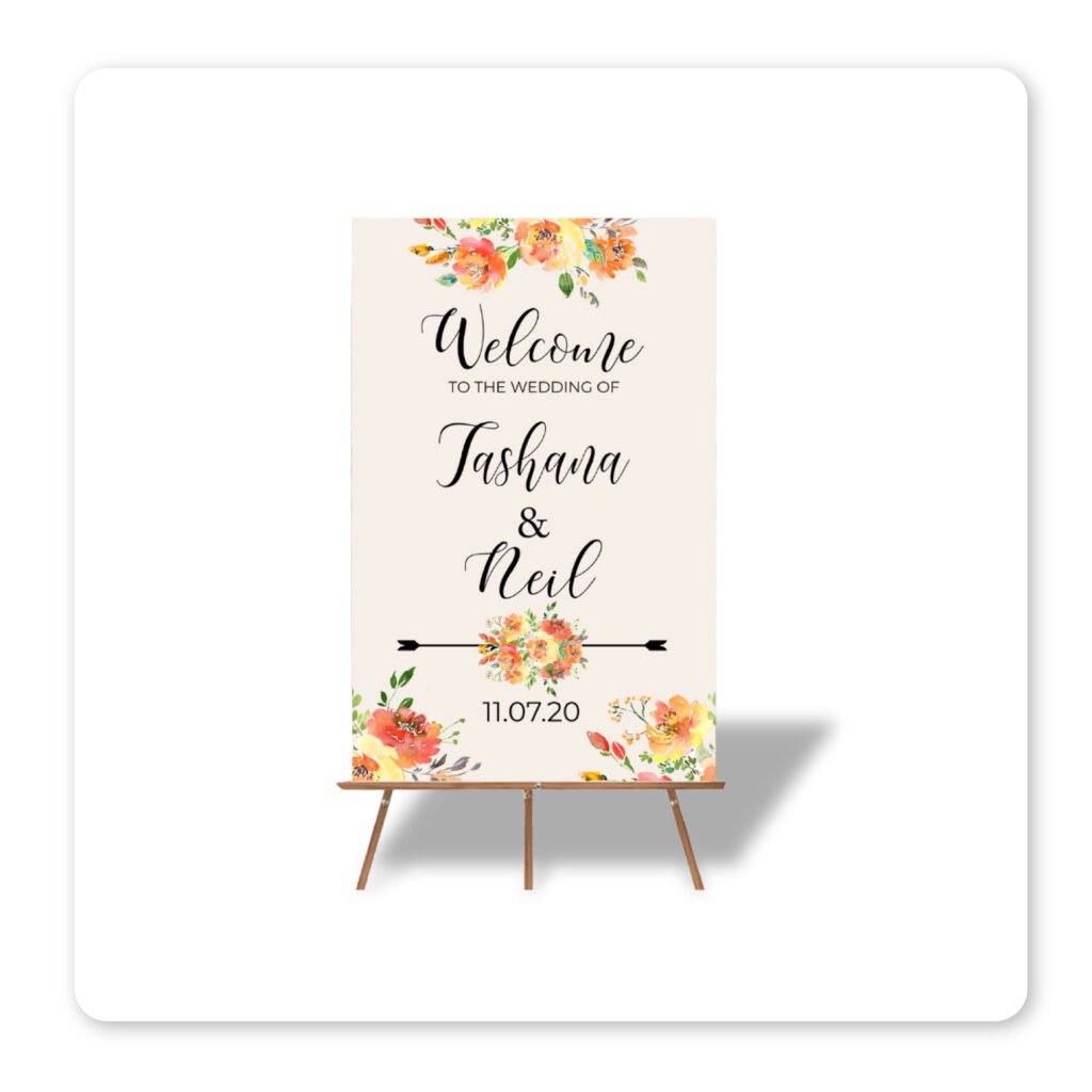 Personalised Wedding Board